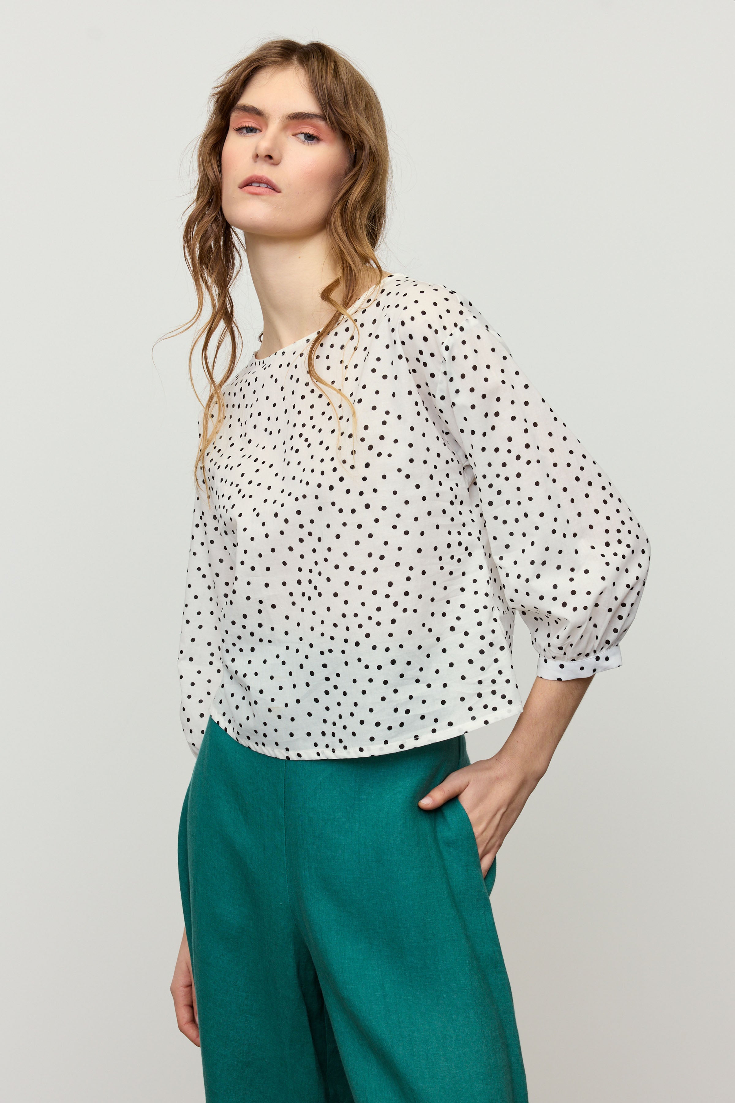 Polka dot top australia on sale