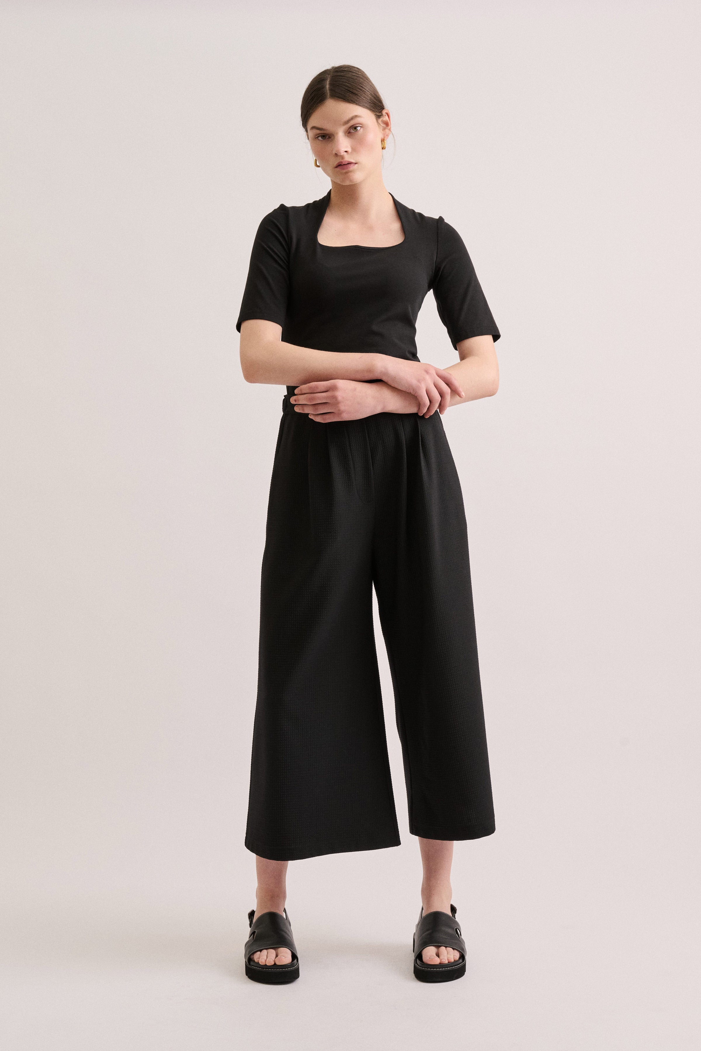 Sullivan Pant - Black Seersucker – Kuwaii