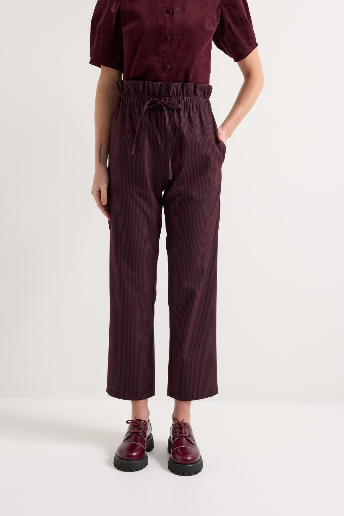 kujaku 23aw linen skinny pants（Recommend Style / RIPVANWINKLE 