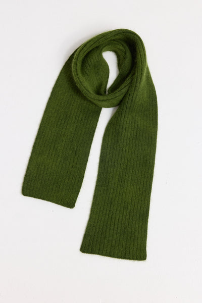 Cottage Industry Rib Scarf - Forest Green – Kuwaii