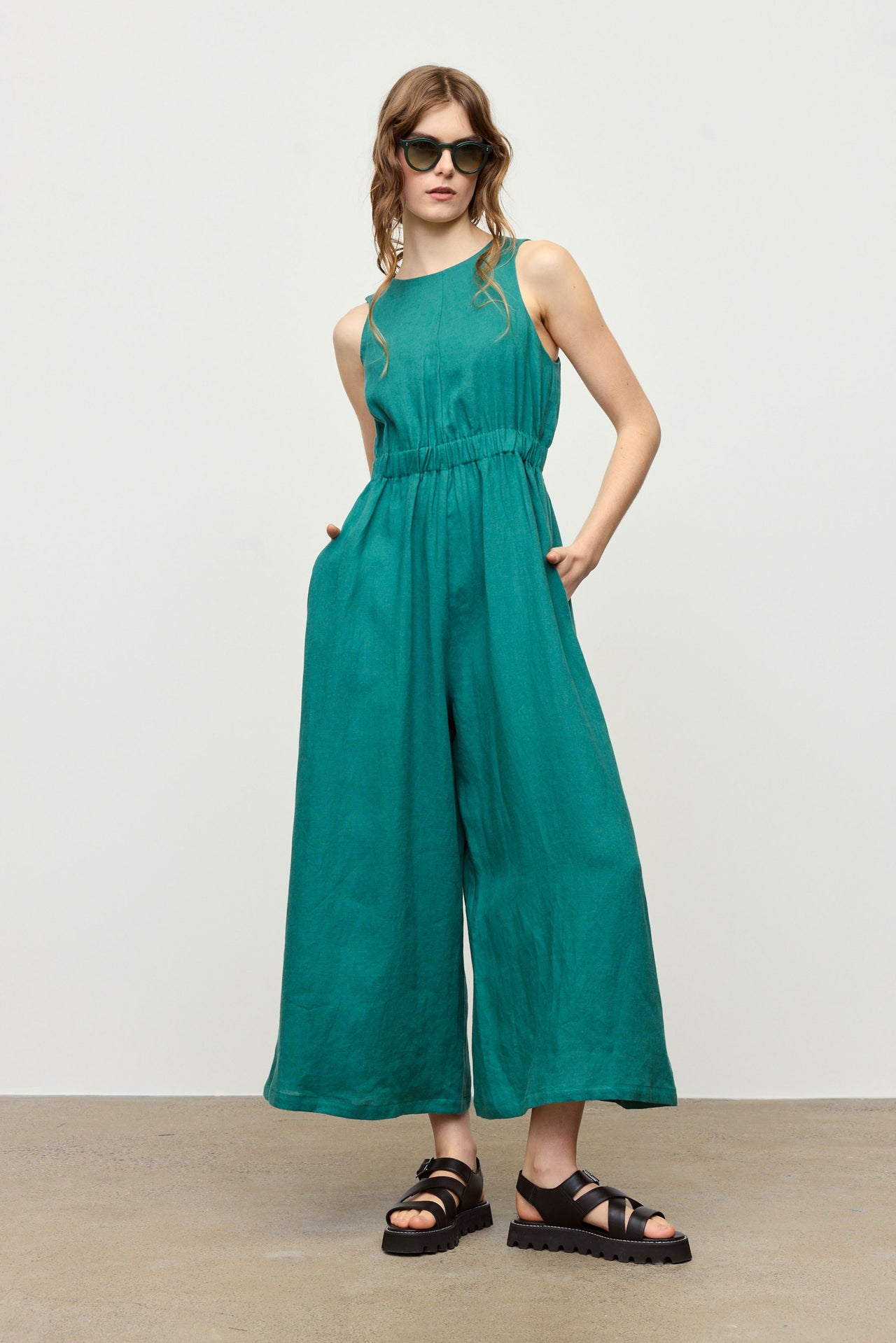 Emerald green jumpsuit australia on sale