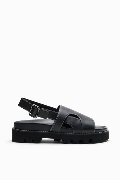 靴 SHISEI MM PADDED SANDALS SHISEI(シーセイ)｜PADDED MESH SANDALS/ブラック の通販